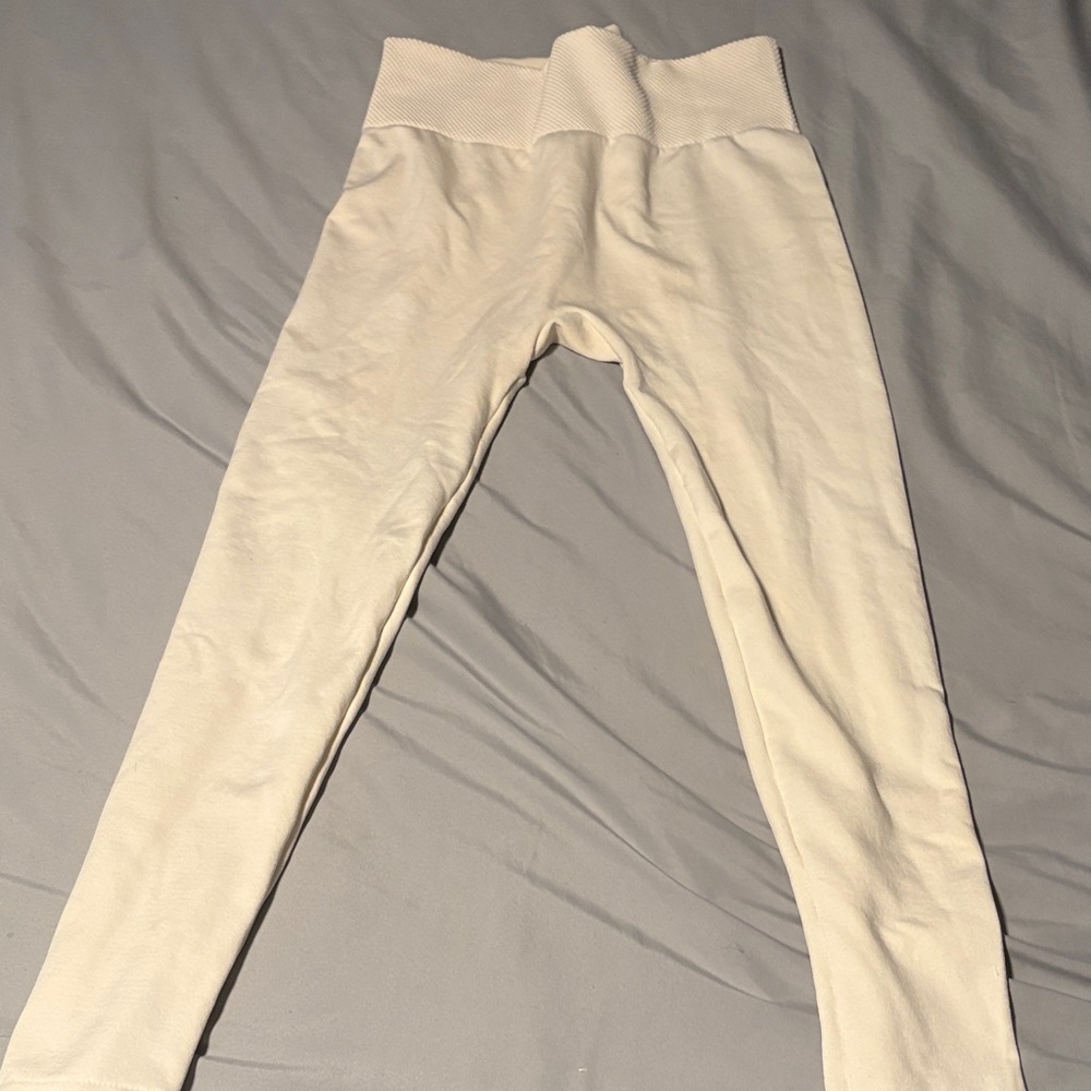 Cream Leggings
